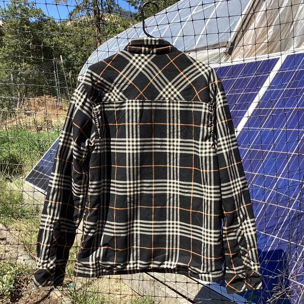 Kavu Quilted Flannel Long Sleeve Button Down Sz L Outdoor Athletic Sportswear